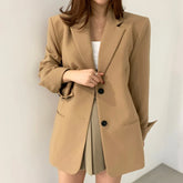Office Lady Style Single Breasted Blazer Jacket